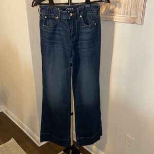 J. Crew Low Rise Denim Trouser